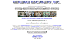 Desktop Screenshot of meridianmachinery.com